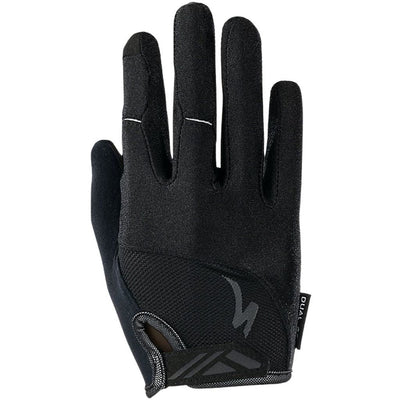 Specialized Body Geometry Dual Gel Long Finger Gloves - Women's - S / Black / 